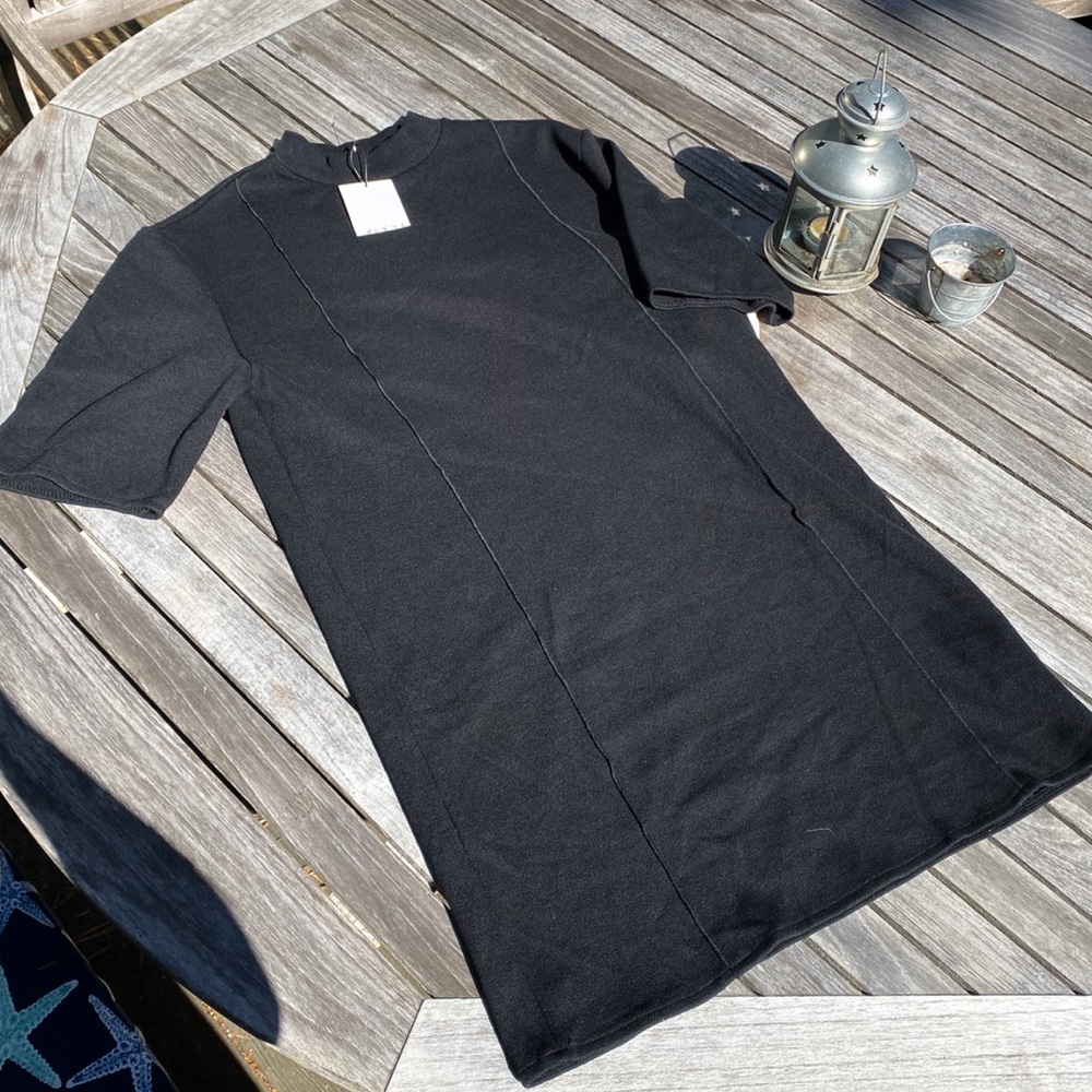 🖤 ZARA BLACK BASIC STITCHED BAGGY DRESS! - Picture 10 of 14